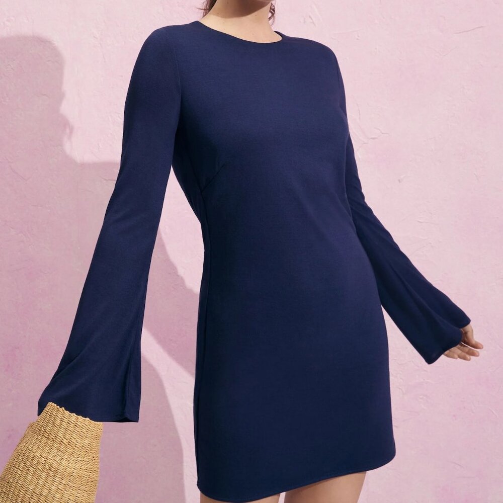 Calypso St Barth Freyette Dress Navy Small